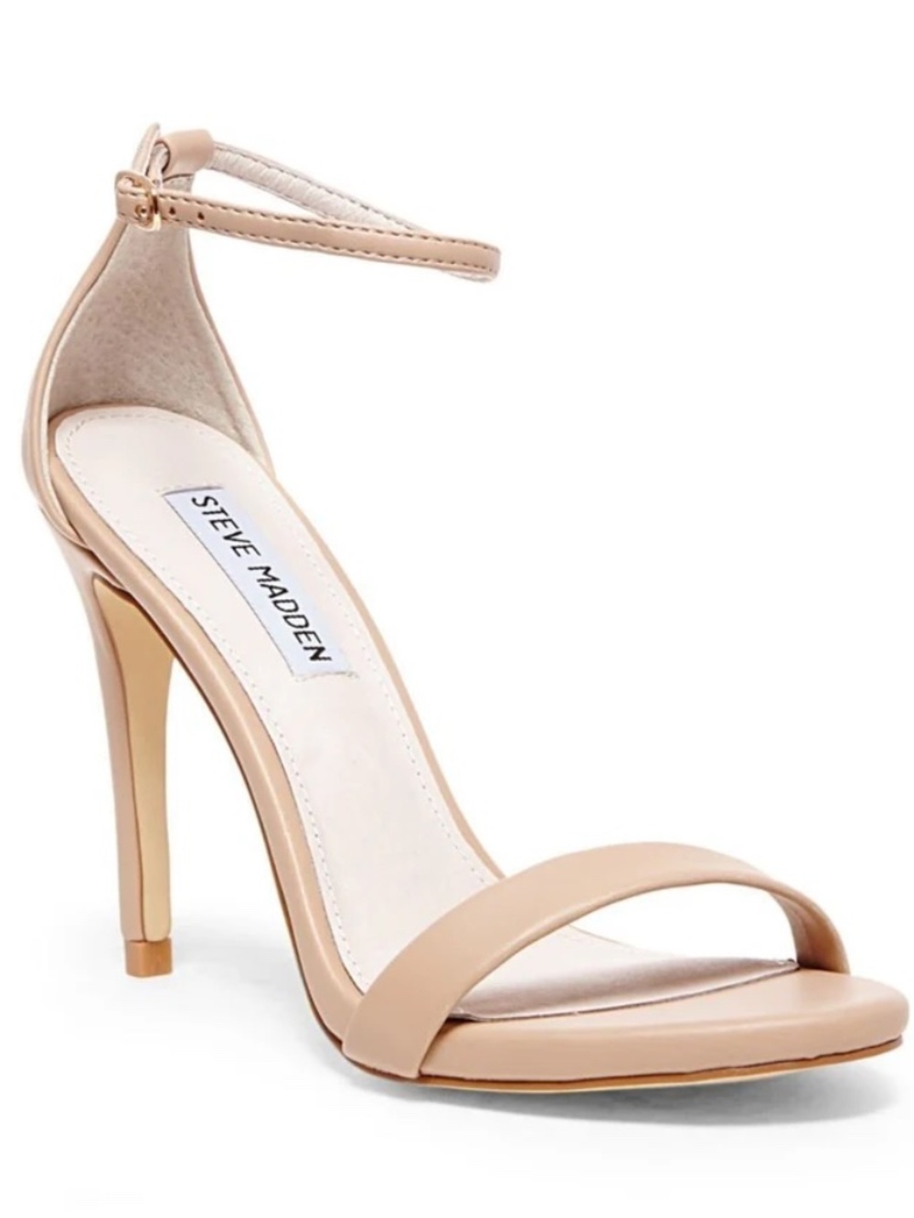 Stecy Strappy Sandals, Tan, Steve Madden, US 7
